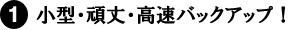 小型・頑丈・高速バックアップ